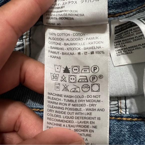 Levi's® High Waist Straight‎ Mom Jeans Size 26 - Picture 12 of 12